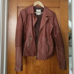 Faux Leather Jacket